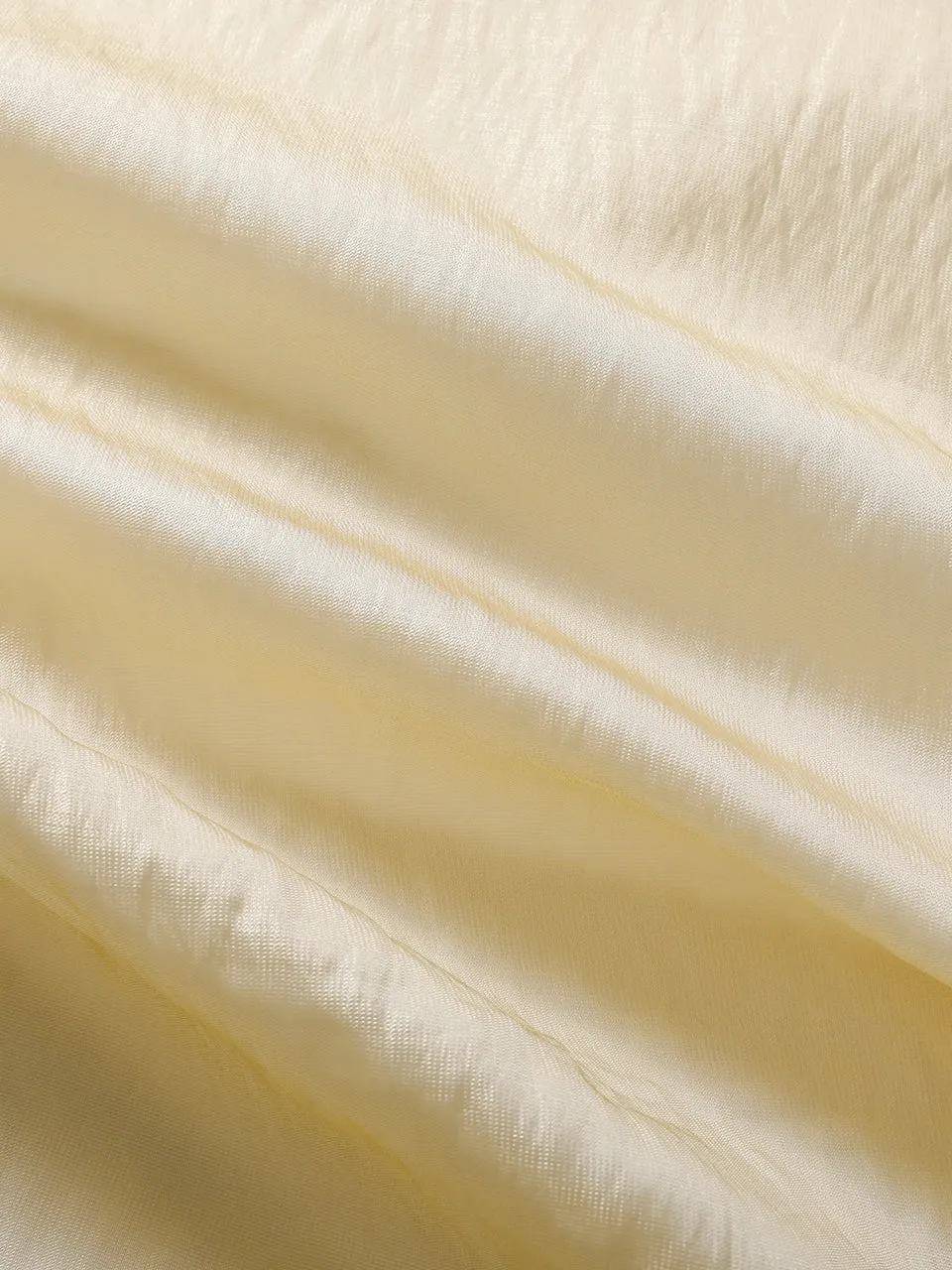Lemon Silky Long Dress