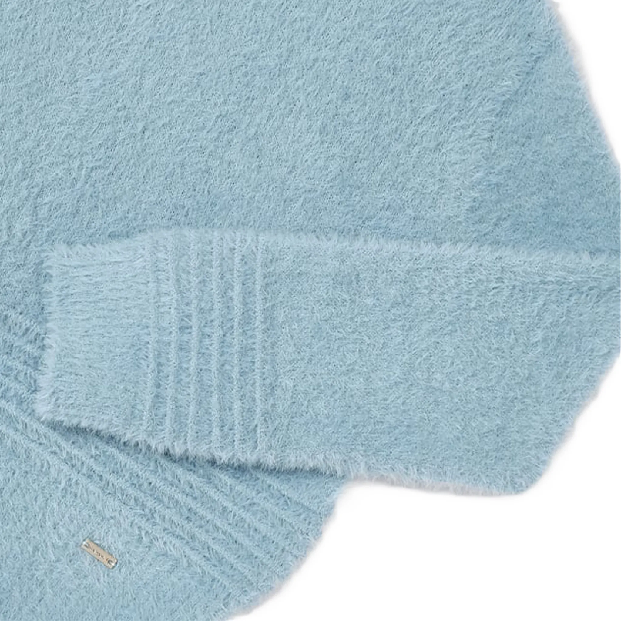 Long Sleeve Faux Fur Jumper For Kids