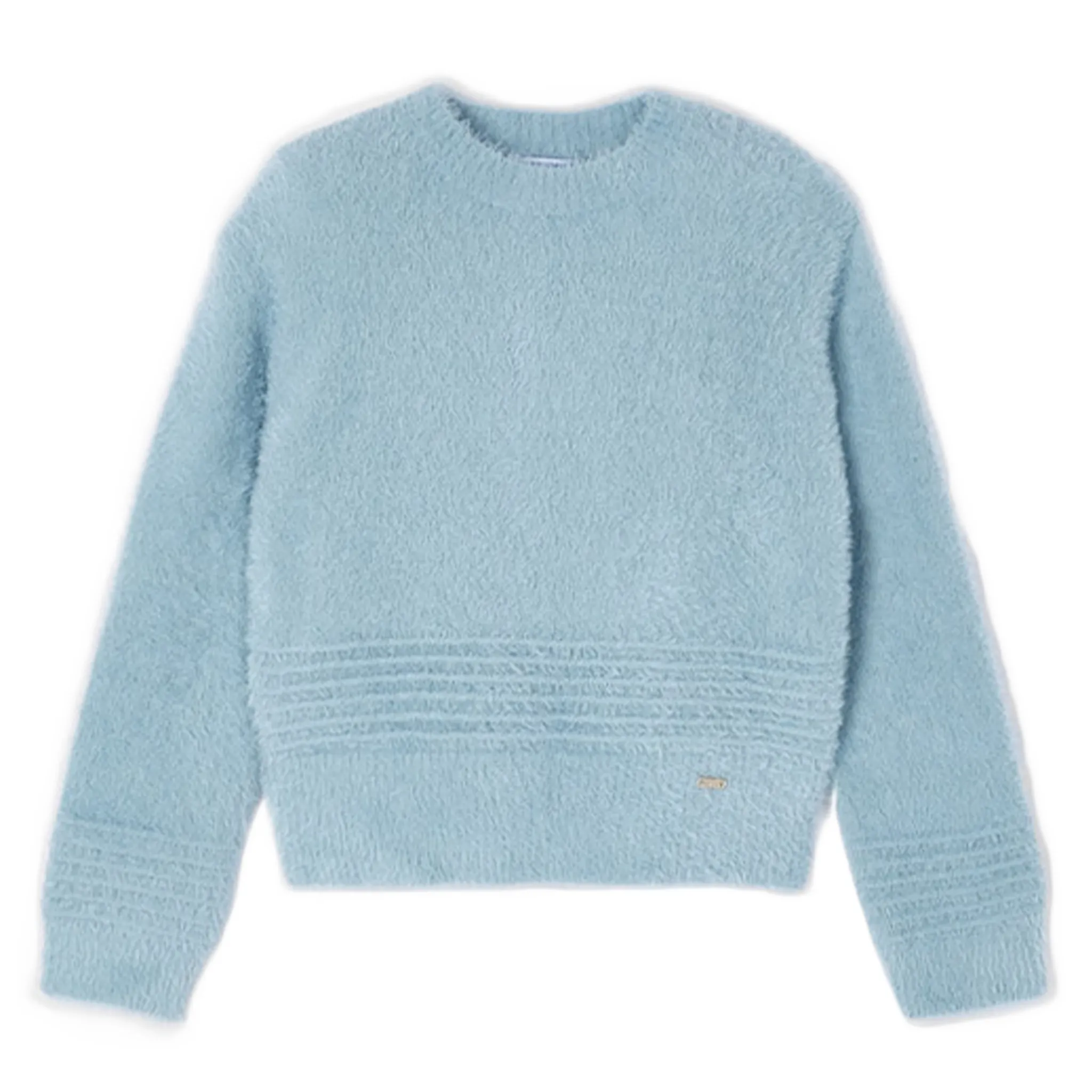 Long Sleeve Faux Fur Jumper For Kids