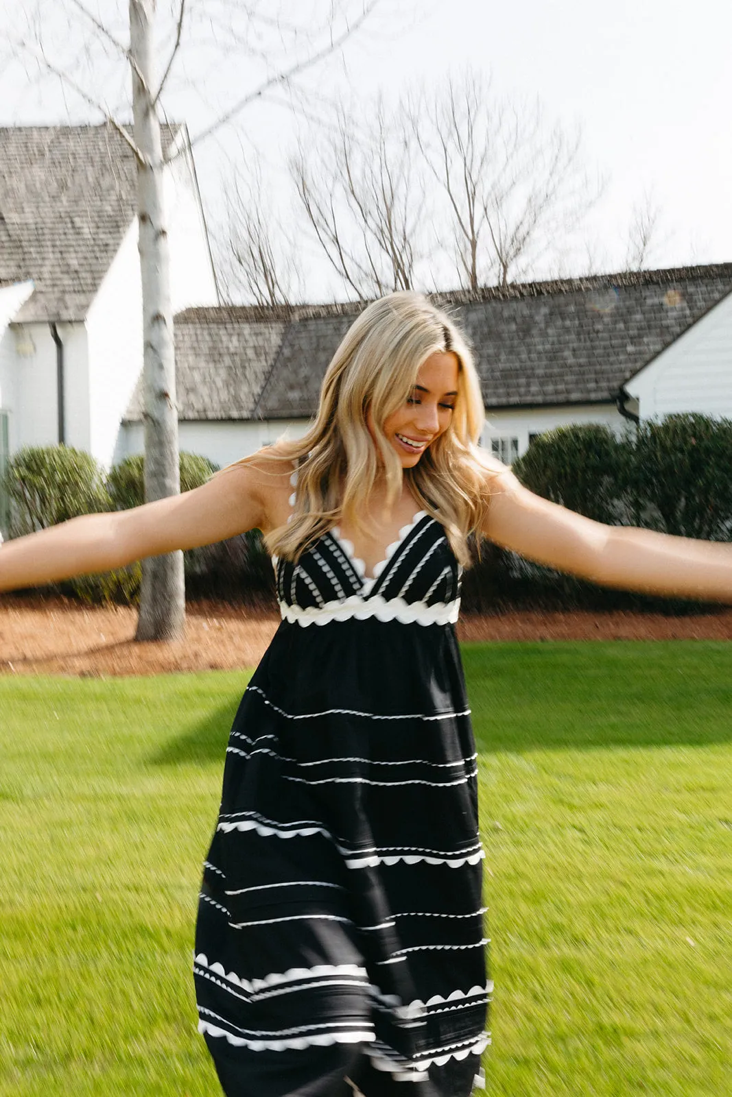 Maeve Midi Dress - Black