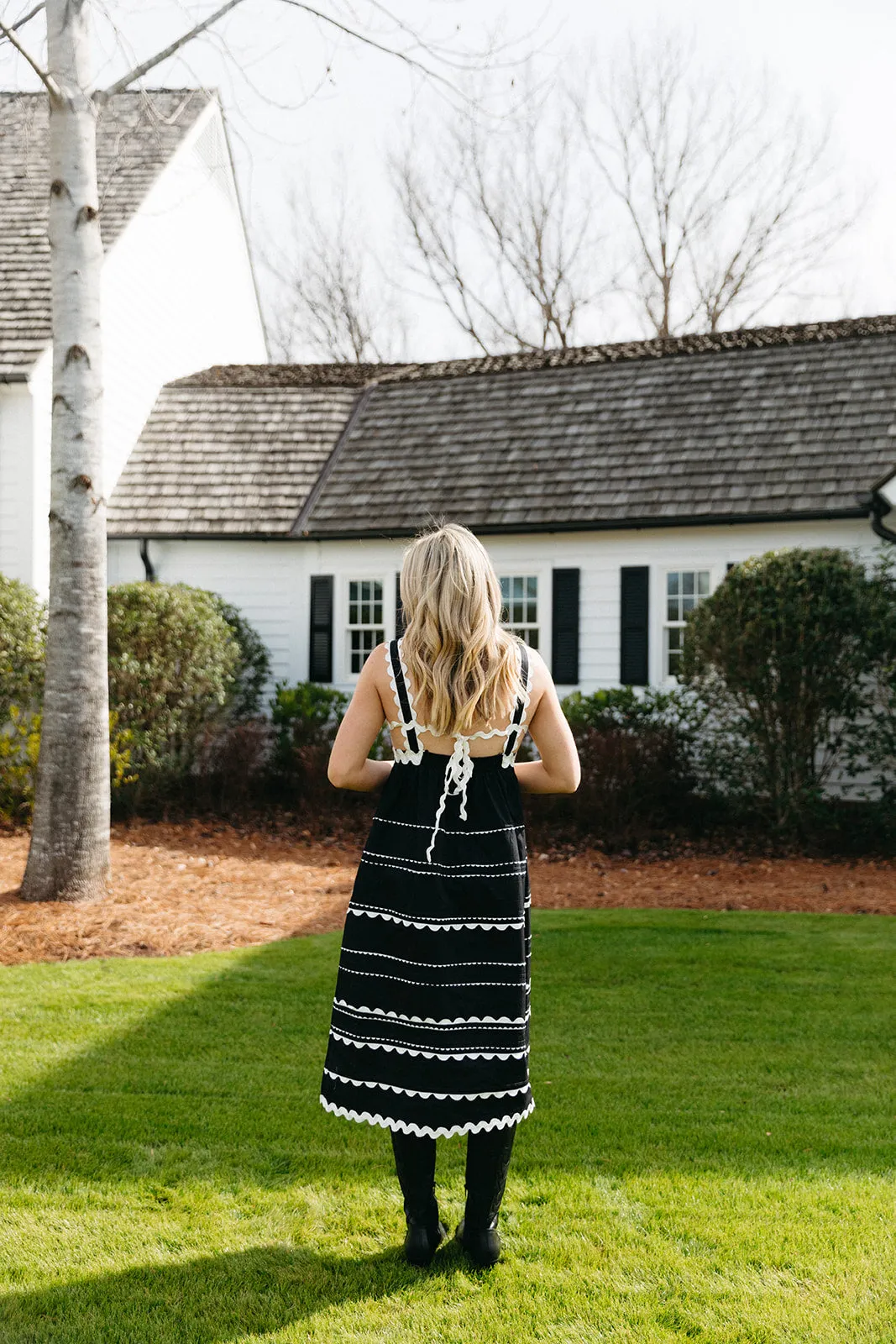 Maeve Midi Dress - Black