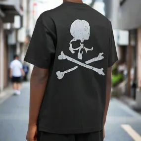 Mastermind Japan Rubbed Logo Tee Black