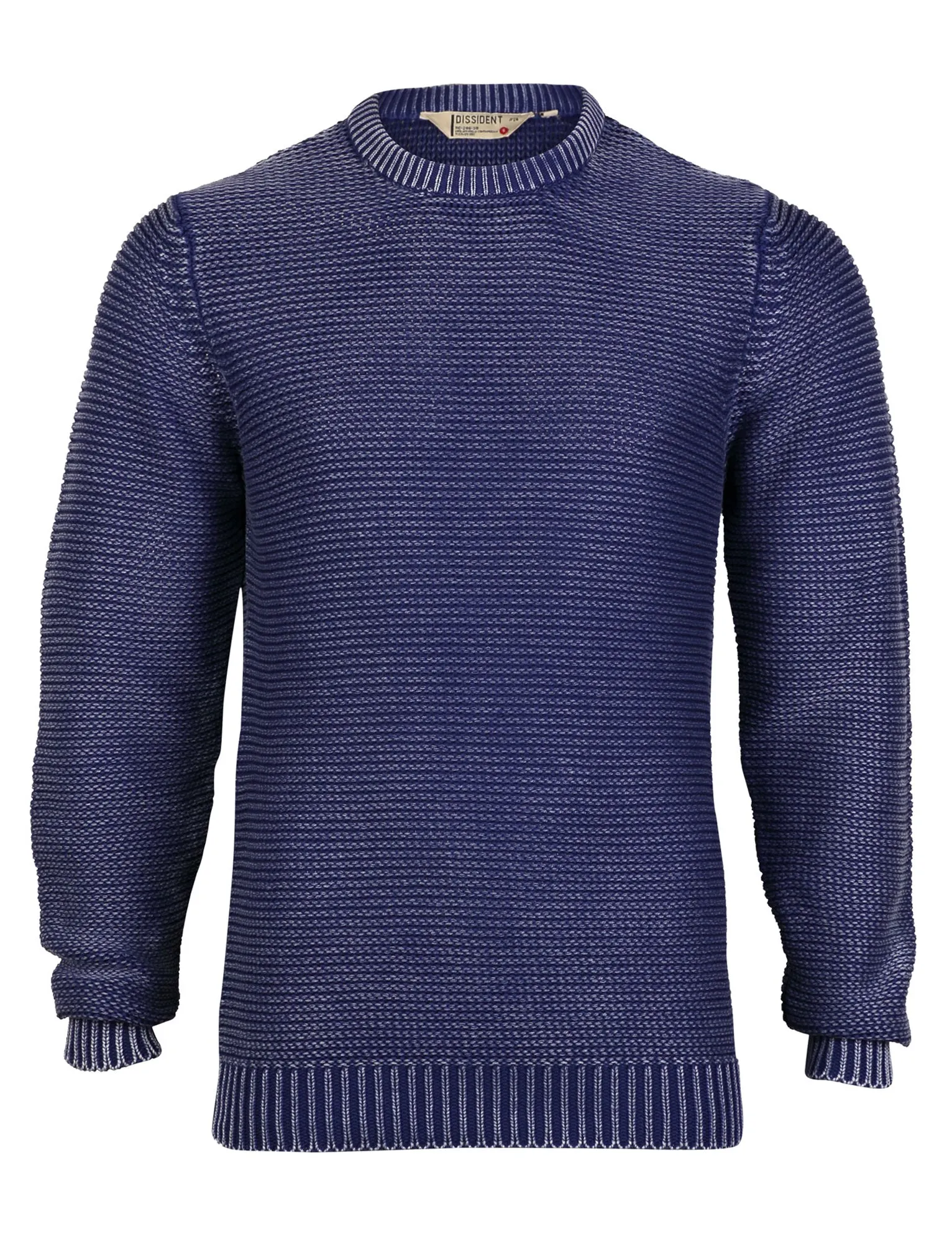 Mens Dissident Nile acid blue wash jumper
