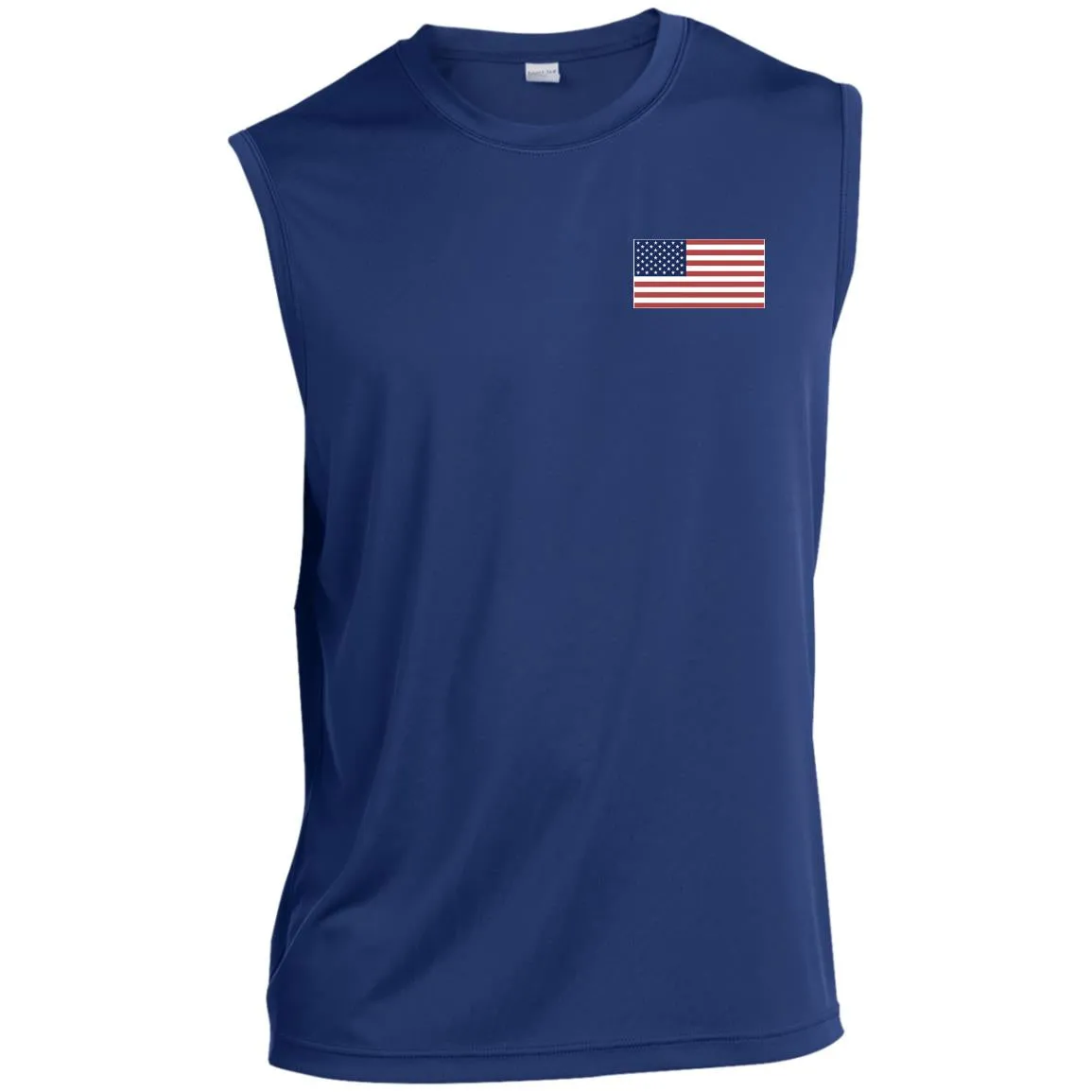 Men’s Sleeveless Performance Tee American Flag
