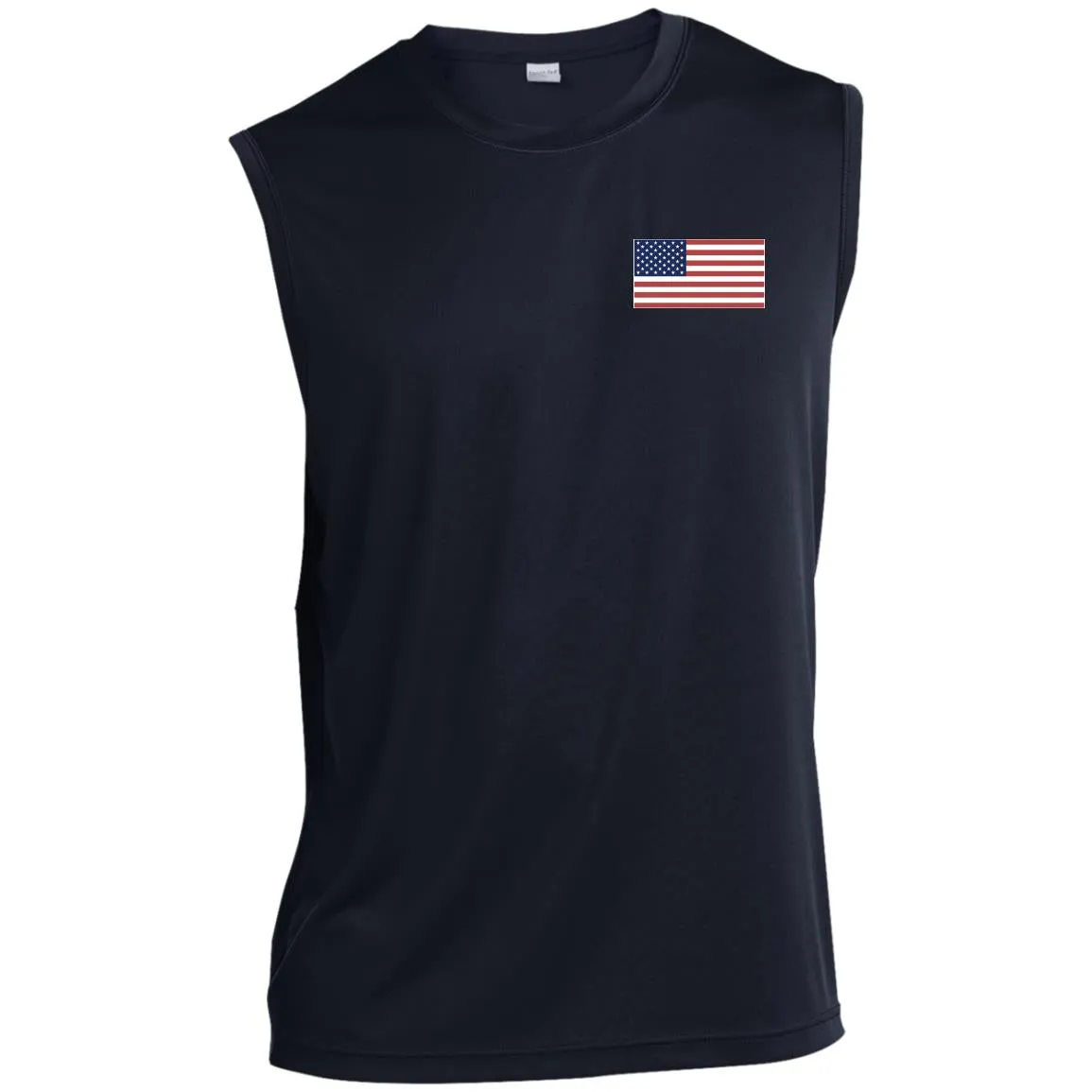 Men’s Sleeveless Performance Tee American Flag