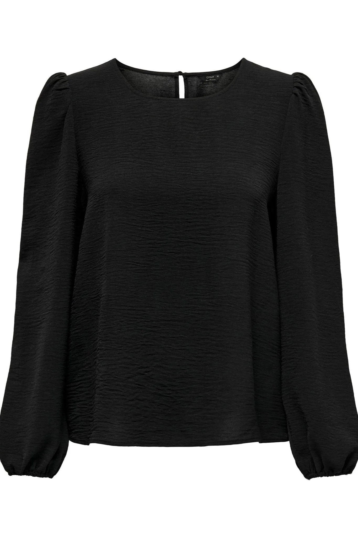 Mette O-Neck Blouse - Black