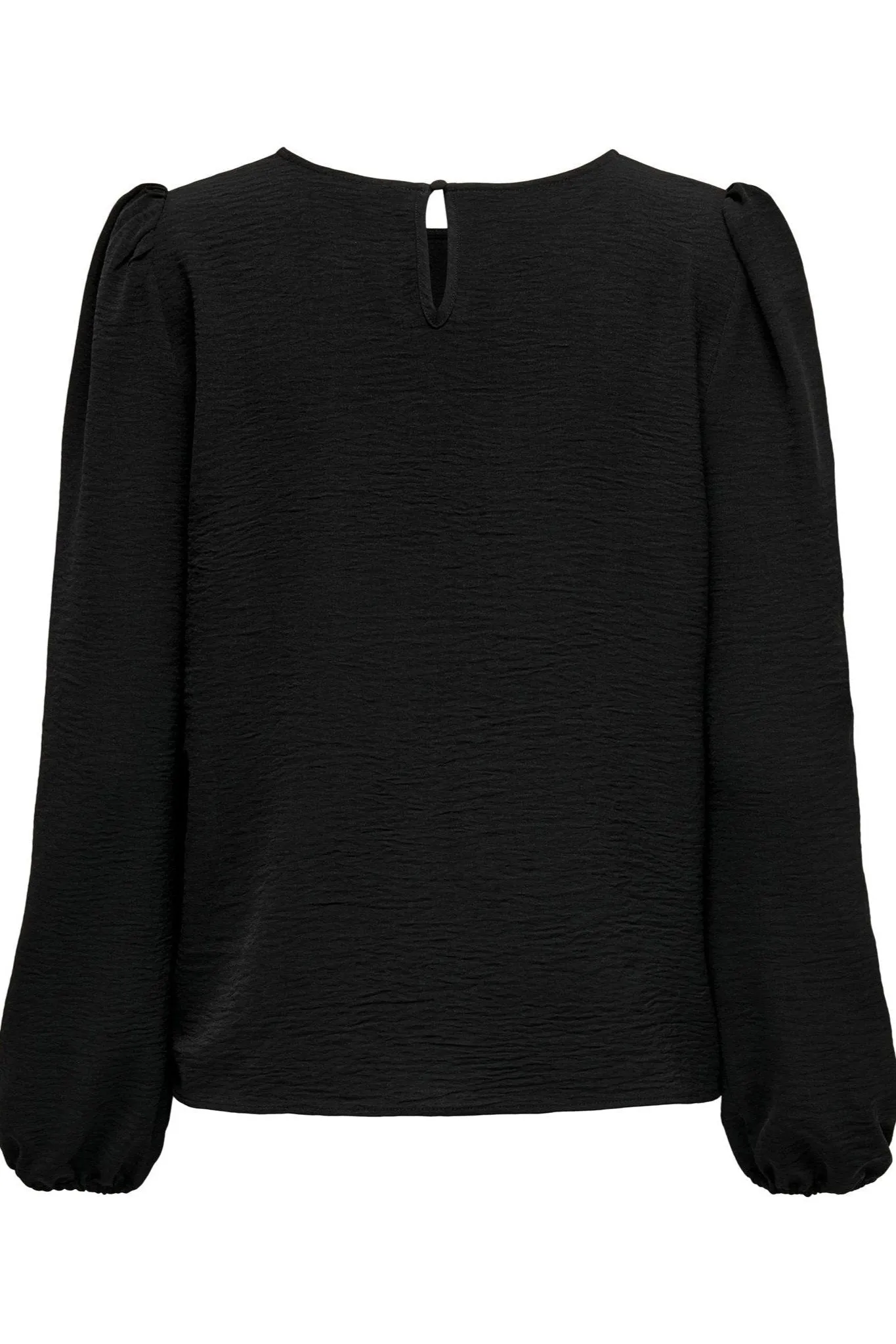 Mette O-Neck Blouse - Black