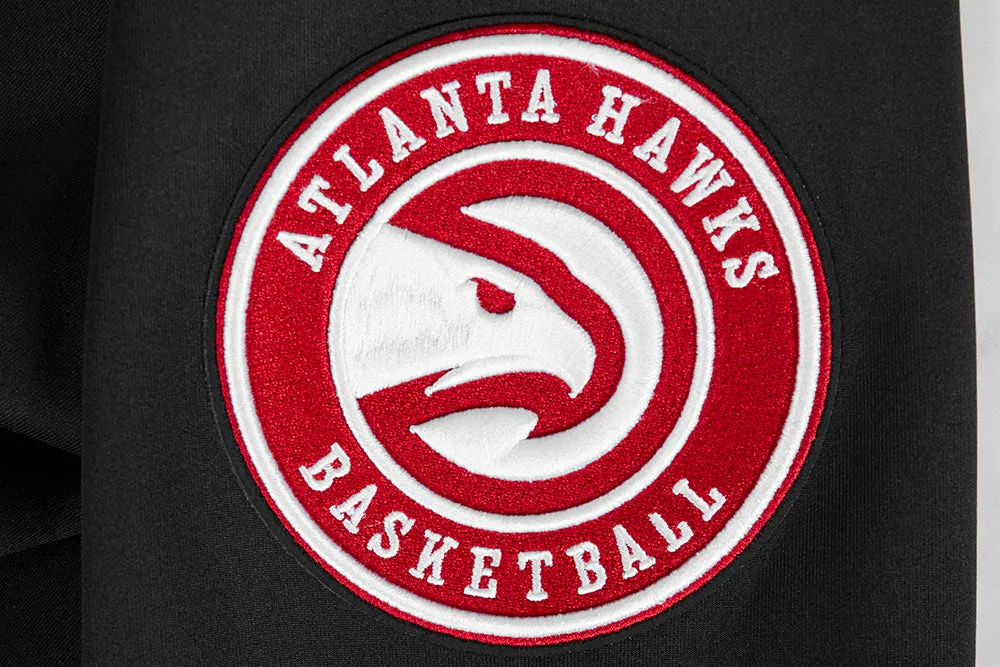 NBA ATLANTA HAWKS CLASSIC MEN'S DK TRACK JACKET (BLACK)