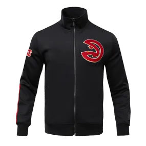 NBA ATLANTA HAWKS CLASSIC MEN'S DK TRACK JACKET (BLACK)