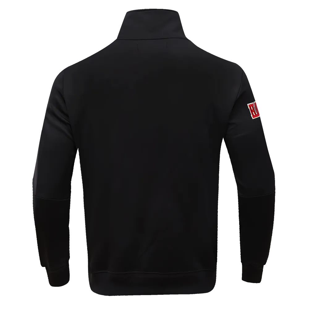 NBA ATLANTA HAWKS CLASSIC MEN'S DK TRACK JACKET (BLACK)