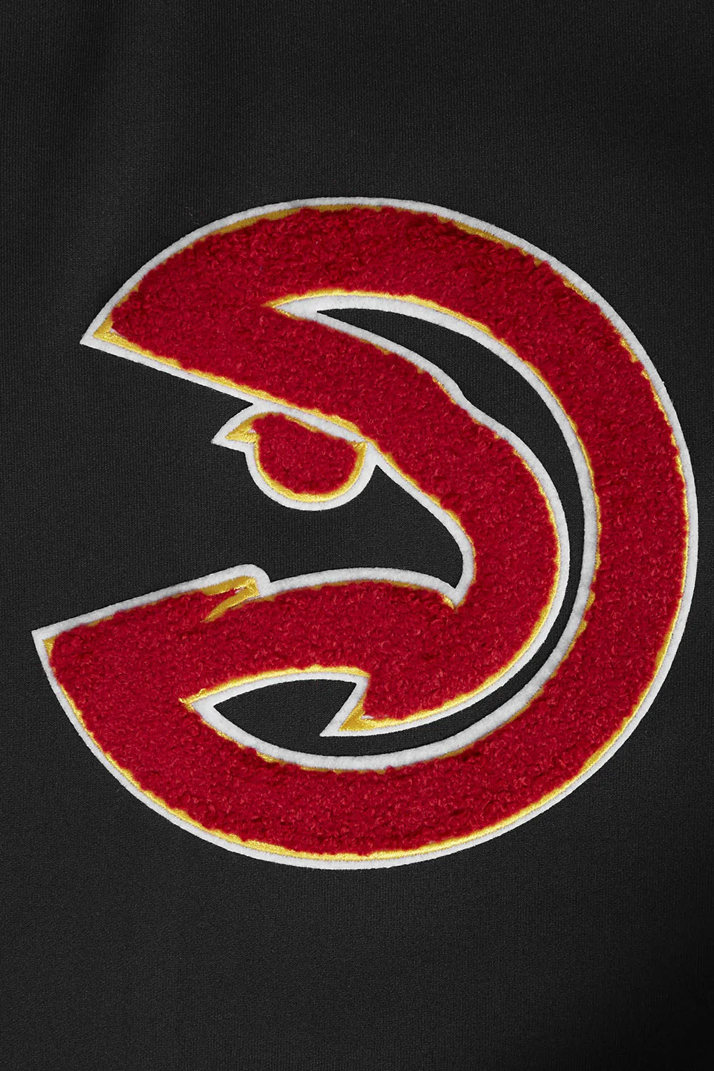 NBA ATLANTA HAWKS CLASSIC MEN'S DK TRACK JACKET (BLACK)