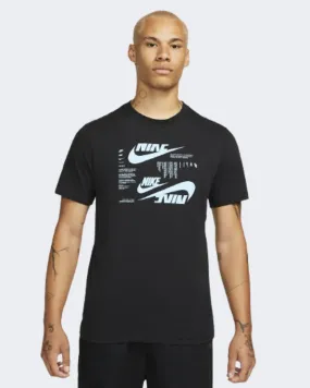 Nike Sportswear Men Lifestyle T-Shirt Black/Blue Dr7815-010