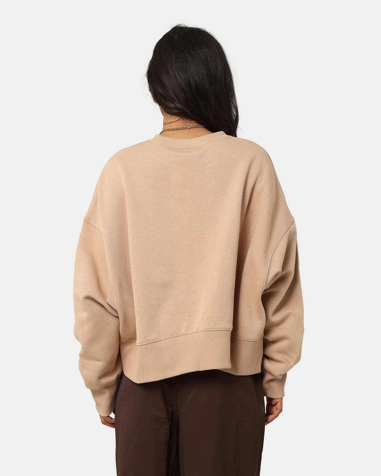 Nike Women's Nike Sportswear Style Fleece Oversized Crewneck Hemp/Sail