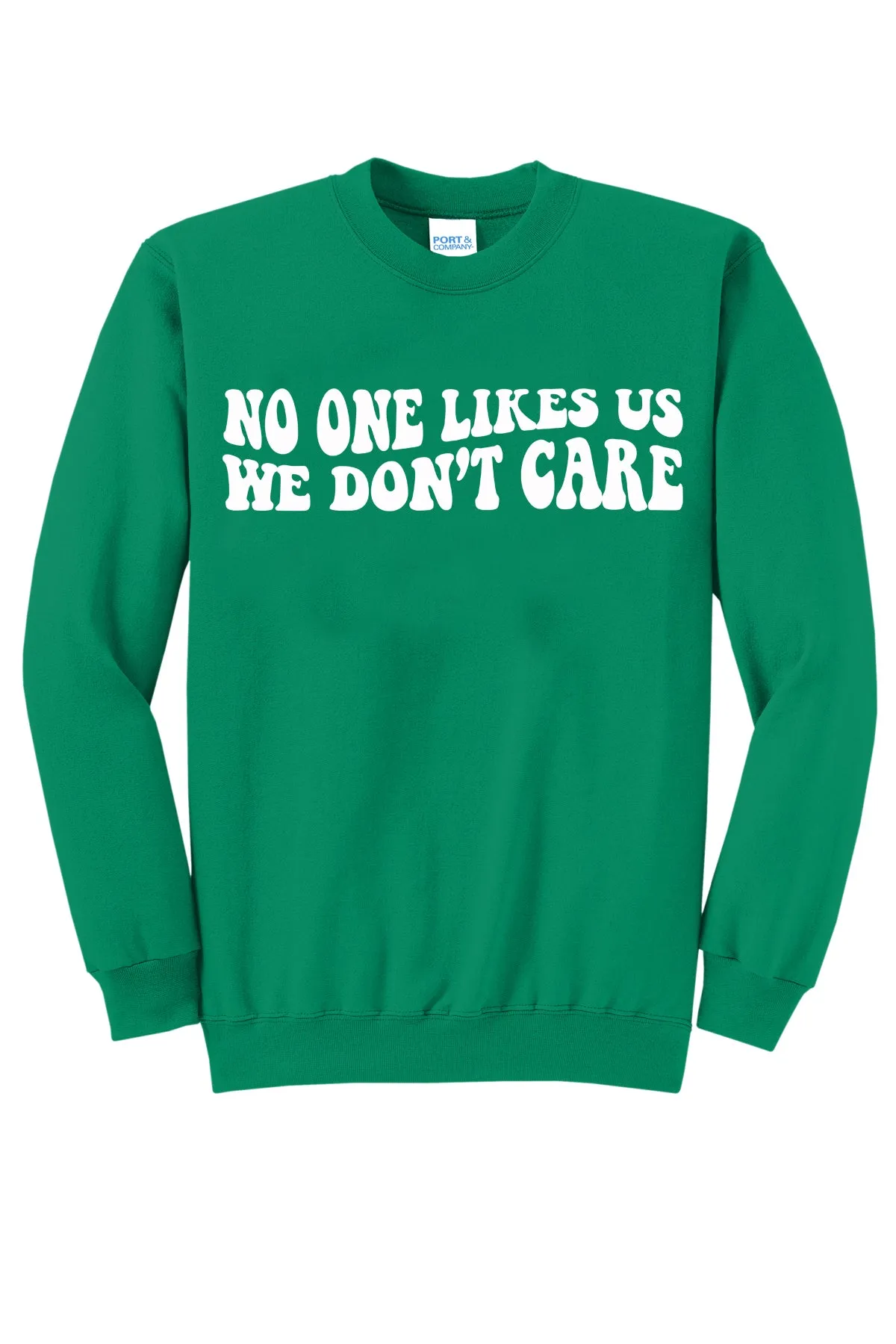 No One Likes Us (Warp) - Unisex Crewneck Sweatshirt
