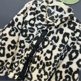 Old Navy Active Leopard Sherpa Jacket