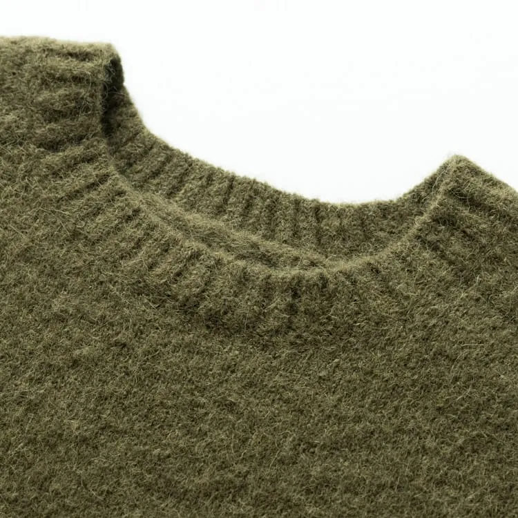 Olive Alpaca Sweater