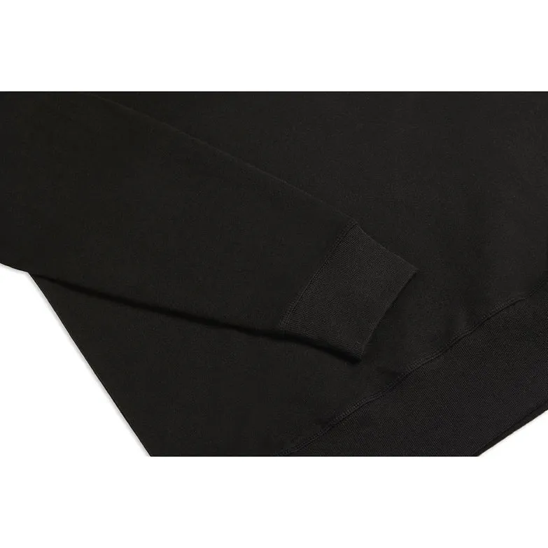 Organic French Terry Crewneck - Black