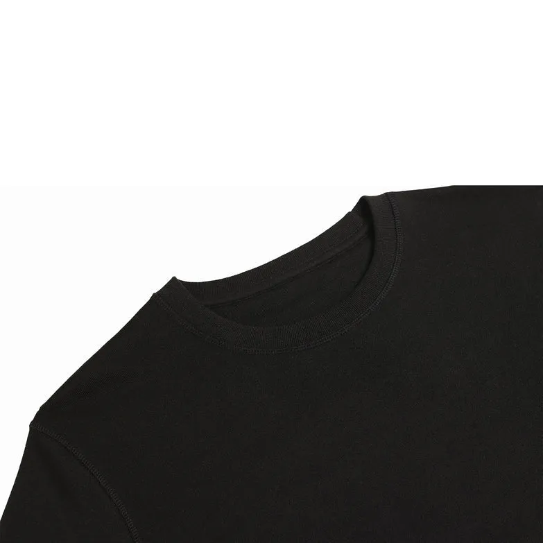 Organic French Terry Crewneck - Black