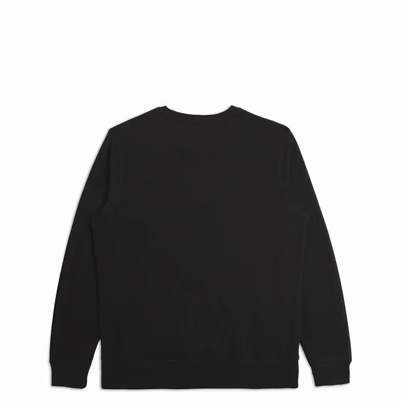 Organic French Terry Crewneck - Black