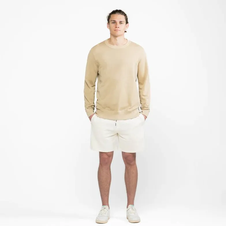 Organic French Terry Crewneck - Dune