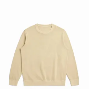 Organic French Terry Crewneck - Dune