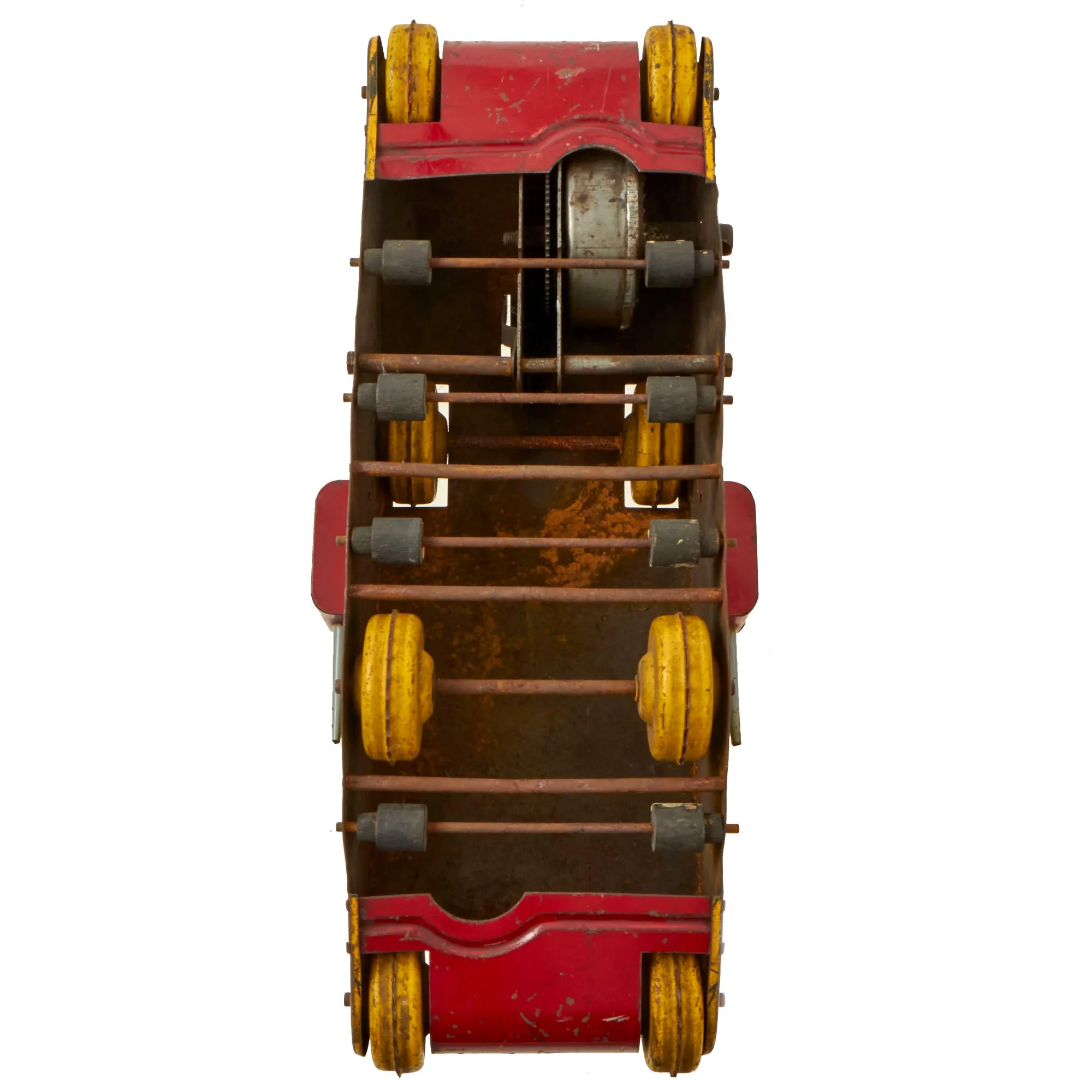 Original U.S. 1930s WWI Toy Tank Collection - Set of Four - Formerly A.A.F. Tank Museum Collection