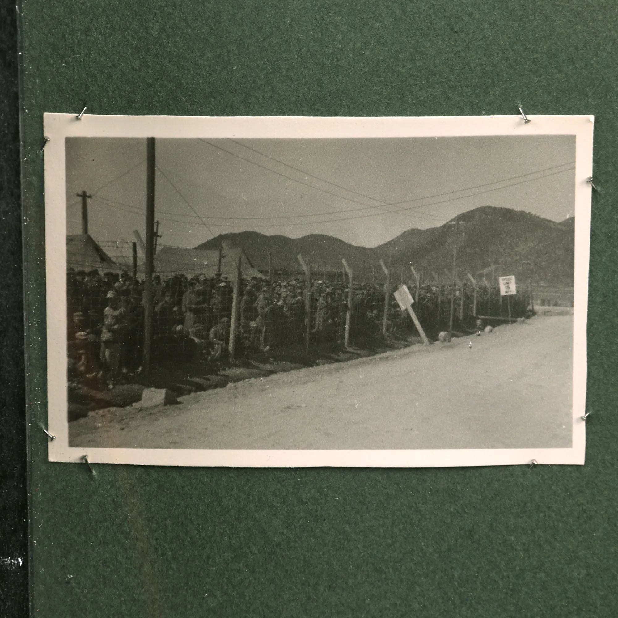 Original U.S. Korean War Prisoner of War Made Sheet Steel American Tank With Pictures and Armed Forces Liberty Pass for Pvt Herbert H. Weston - Formerly A.A.F. Tank Museum Collection