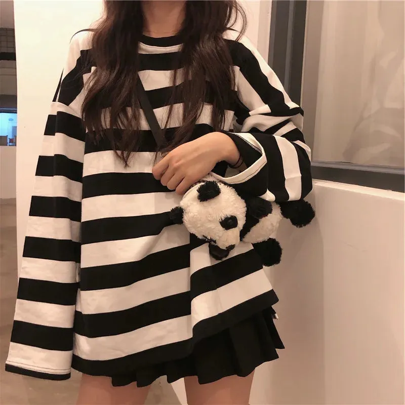 Oversized Striped Sweatshirt Collection