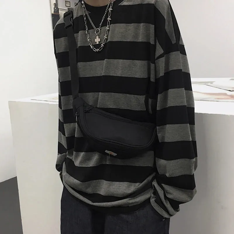 Oversized Striped Sweatshirt Collection