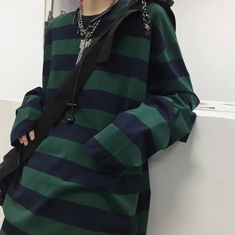 Oversized Striped Sweatshirt Collection