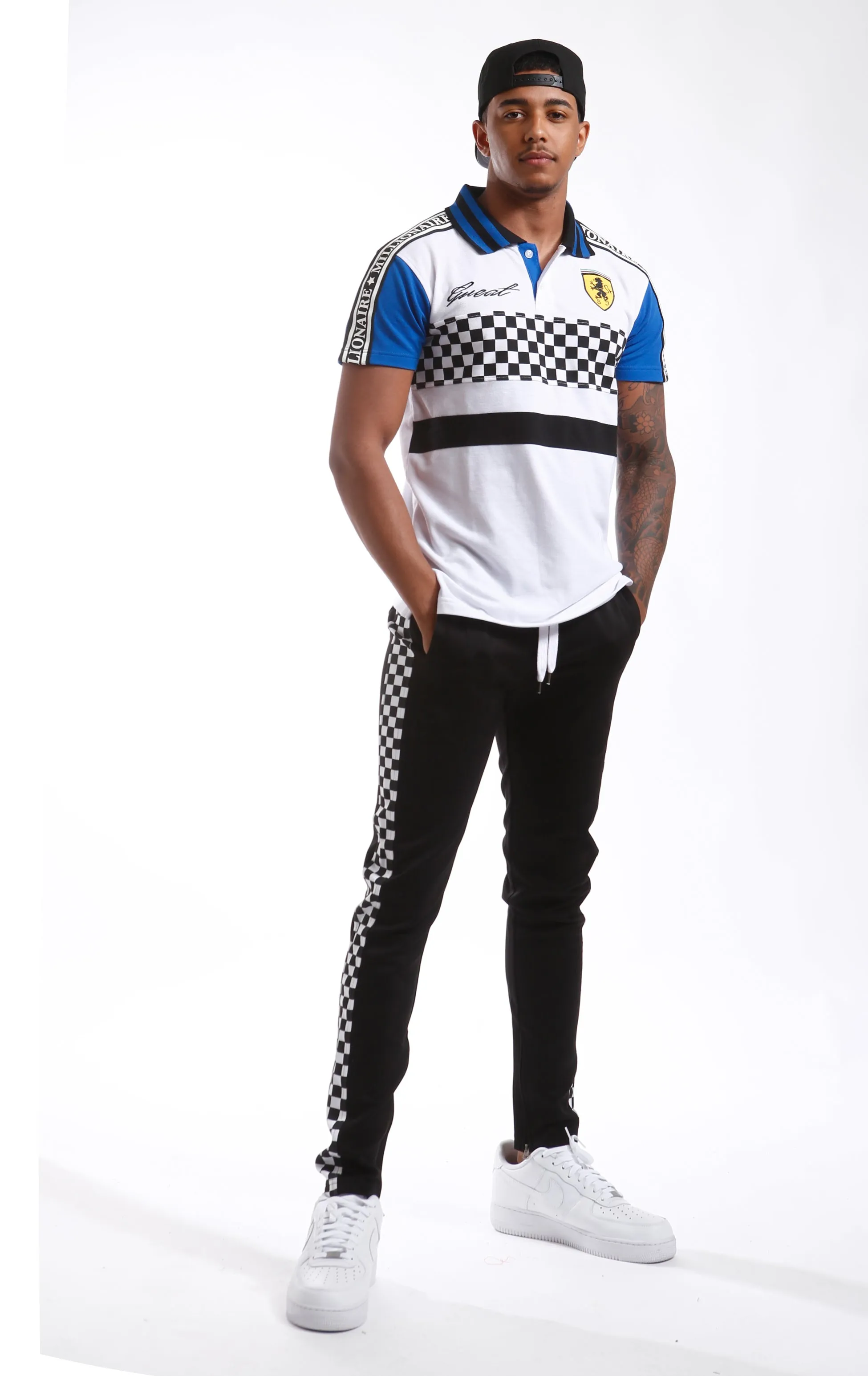 P11854 Checker Track Pants