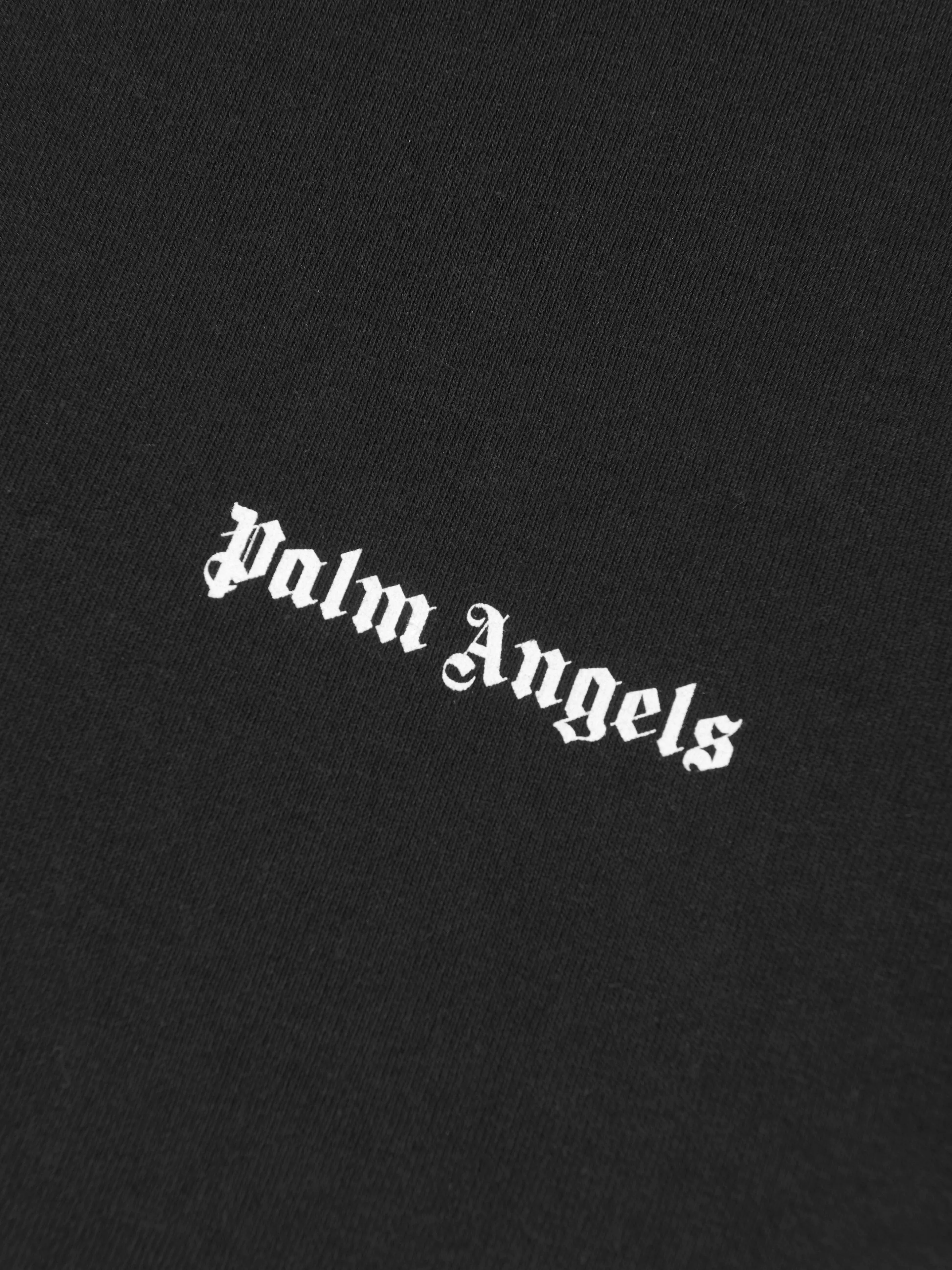 Palm Angels Boys Logo T-Shirt in Black
