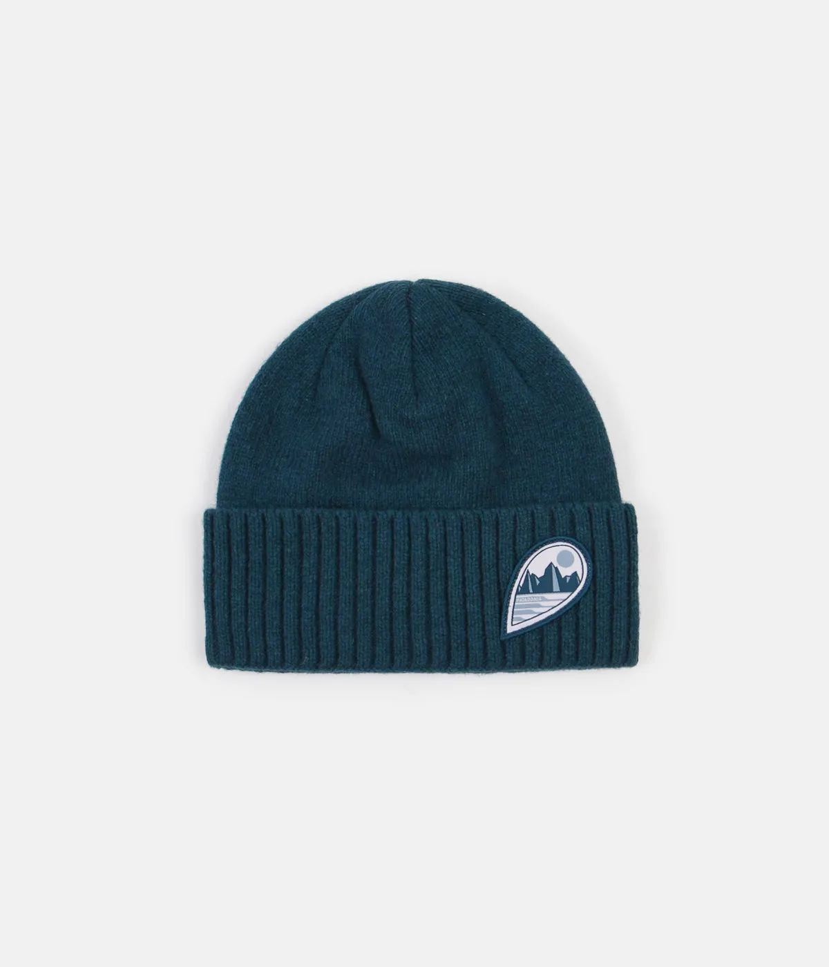 Patagonia Brodeo Beanie - Tube View / Crater Blue