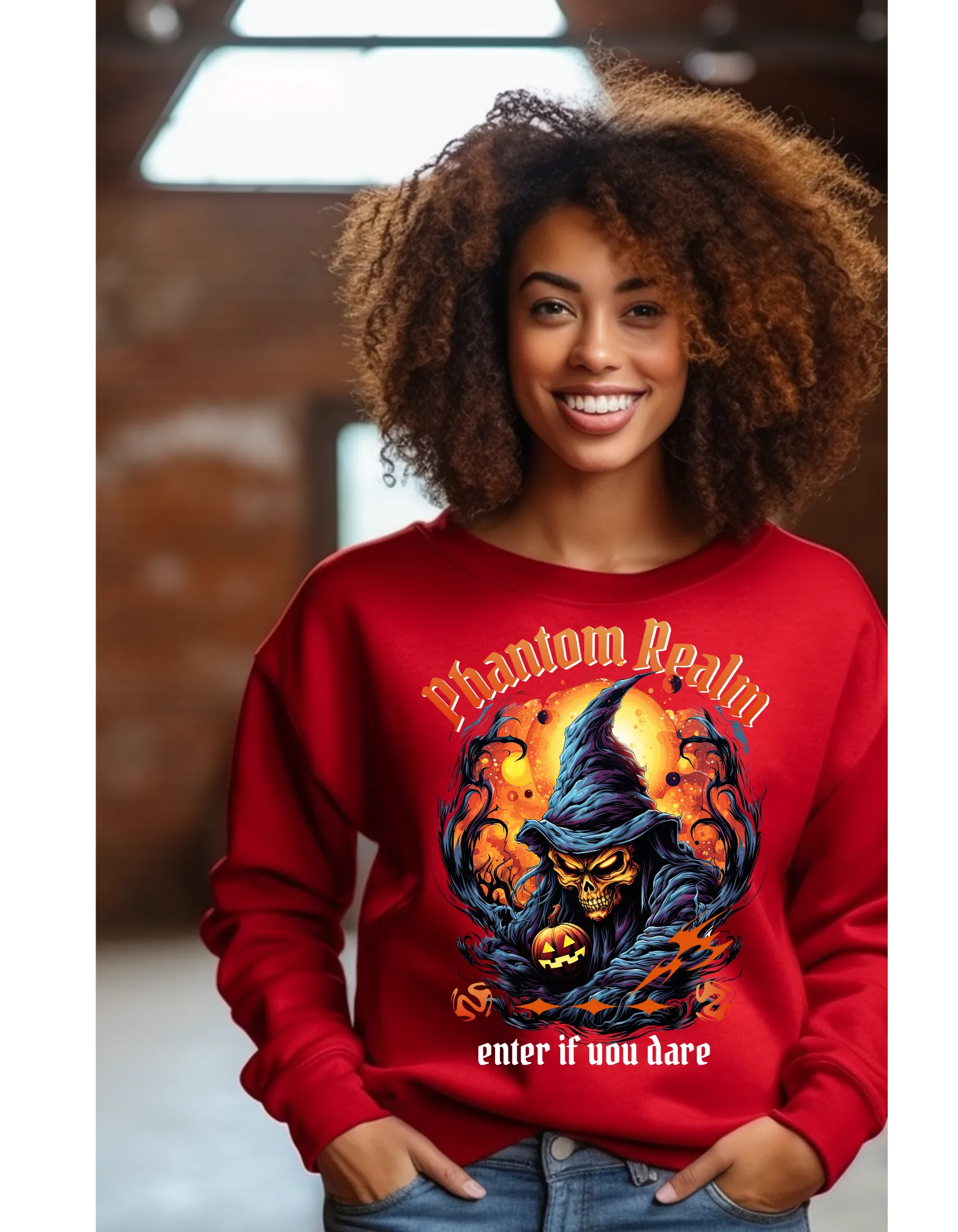 Phantom Realm Unisex Sweatshirt - Enter if you dare Crewneck
