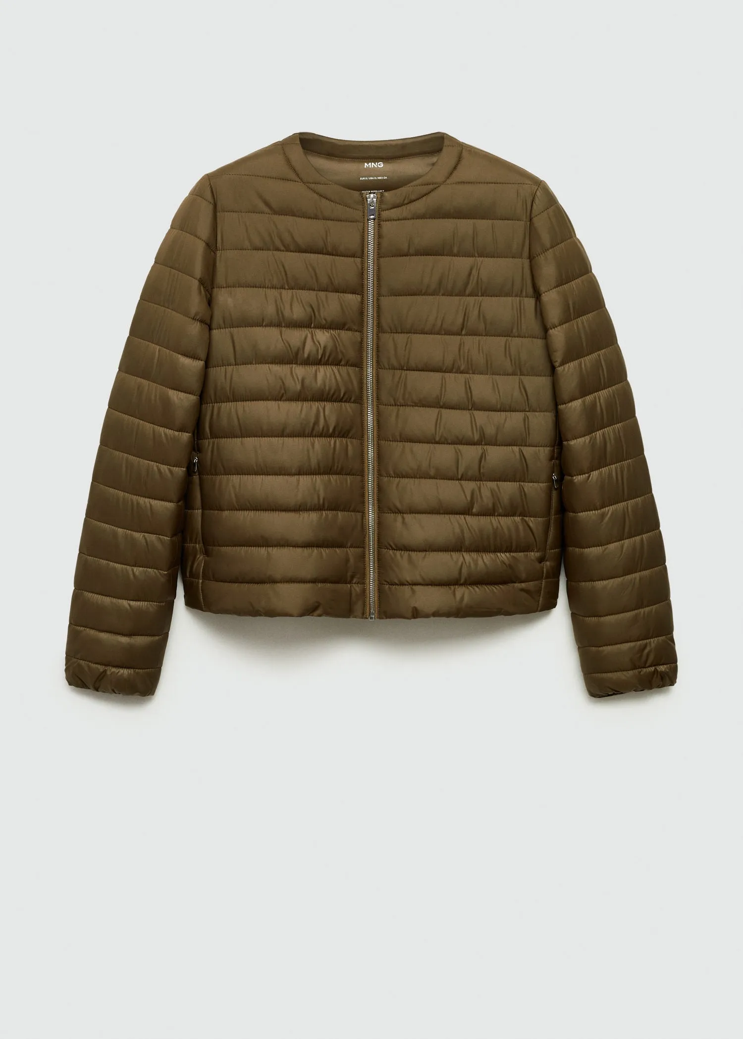 Pocket quilted jacket - Beige/khaki