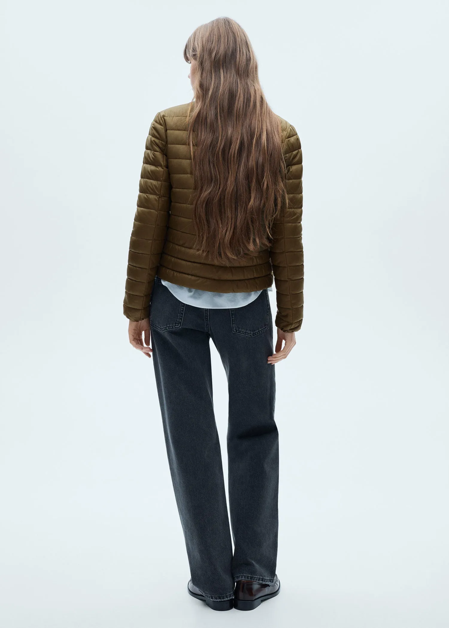 Pocket quilted jacket - Beige/khaki