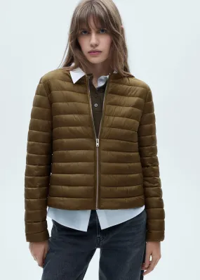 Pocket quilted jacket - Beige/khaki