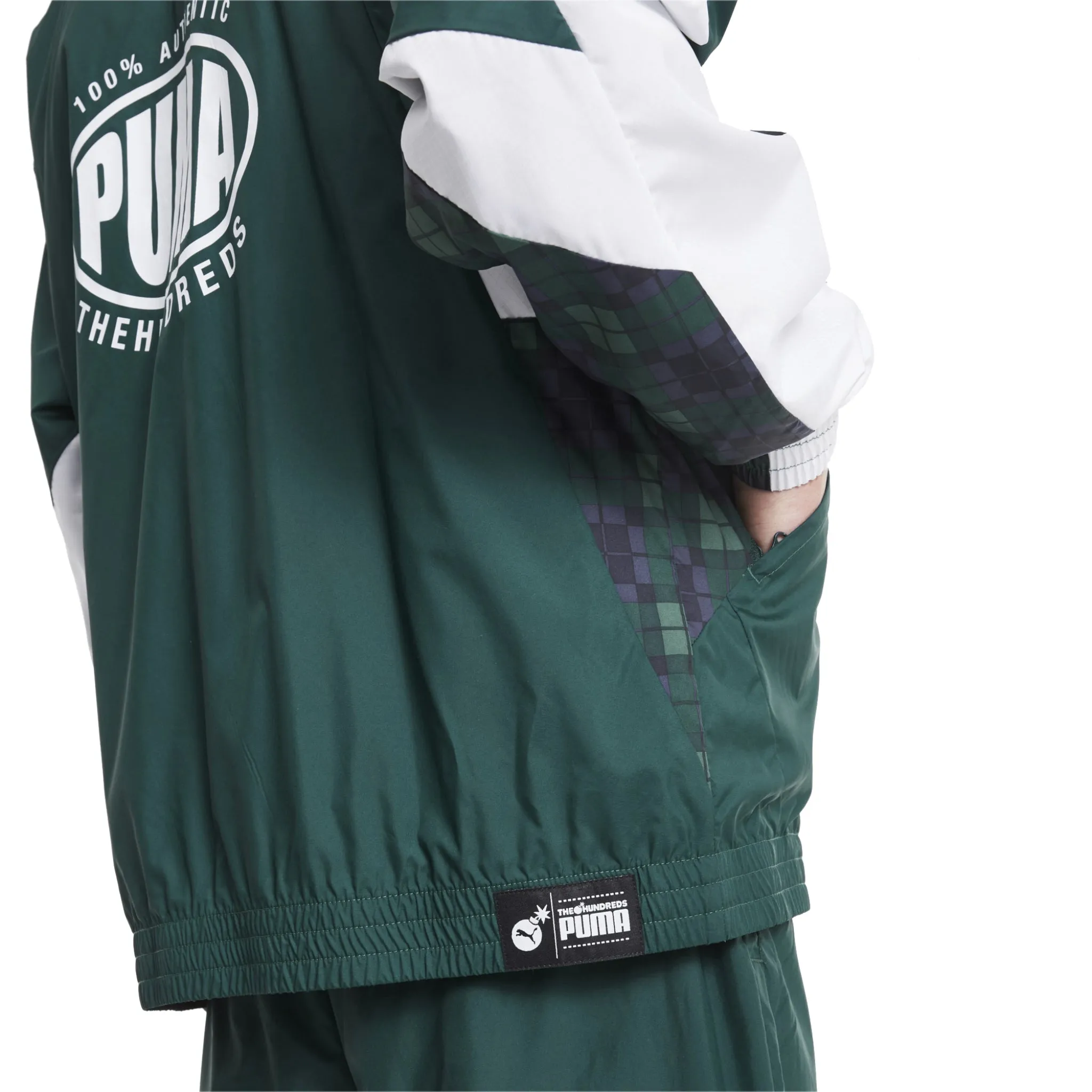 Puma x THE HUNDREDS Track Jacket Green