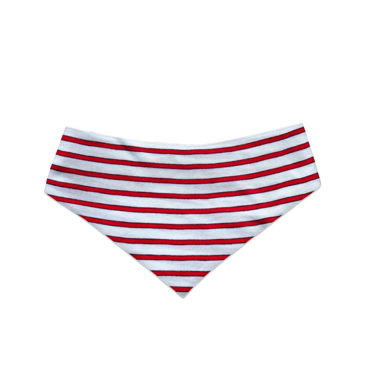 "Jumper" Printed and Striped Reversible Bandana for Cats