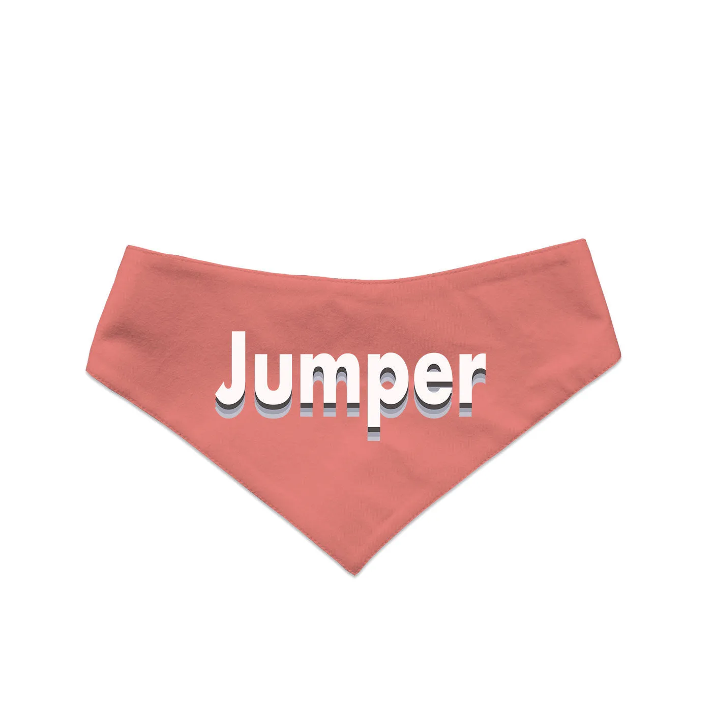 "Jumper" Printed Reversible Bandana for Dogs
