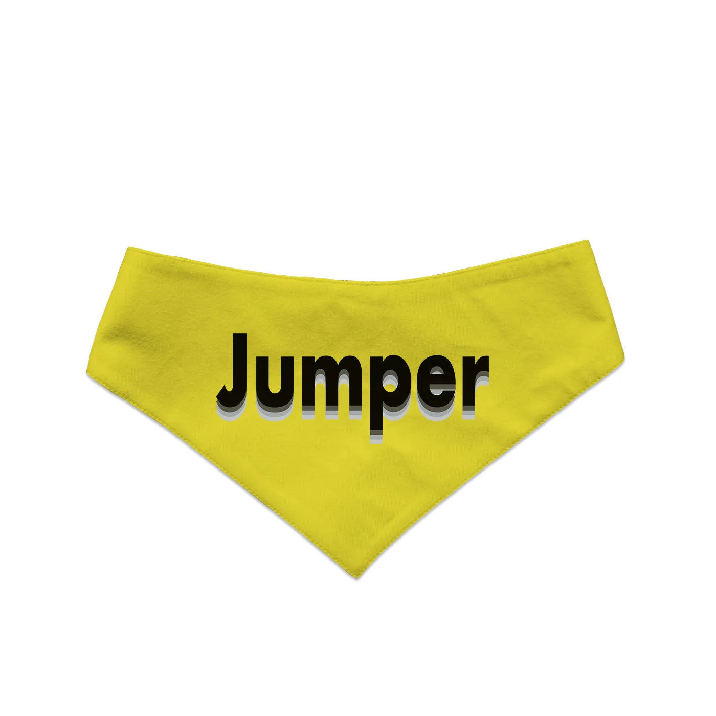 "Jumper" Printed Reversible Bandana for Dogs