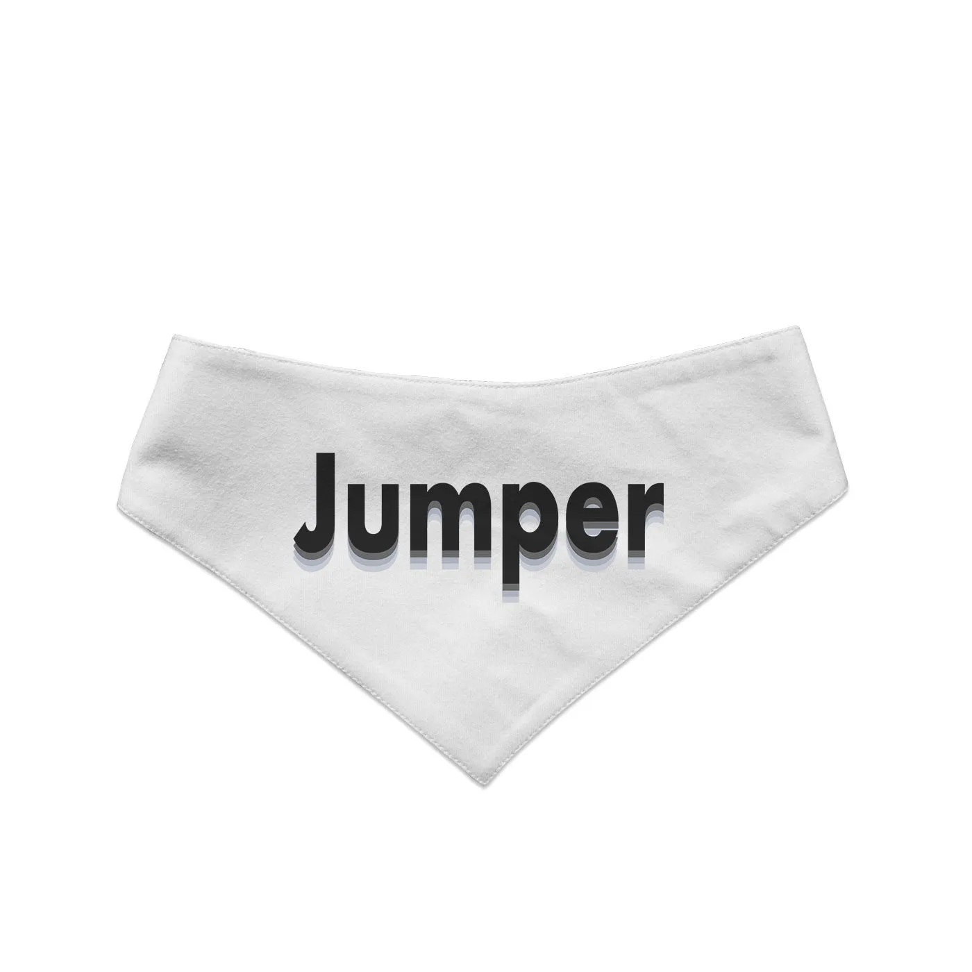 "Jumper" Printed Reversible Bandana for Dogs