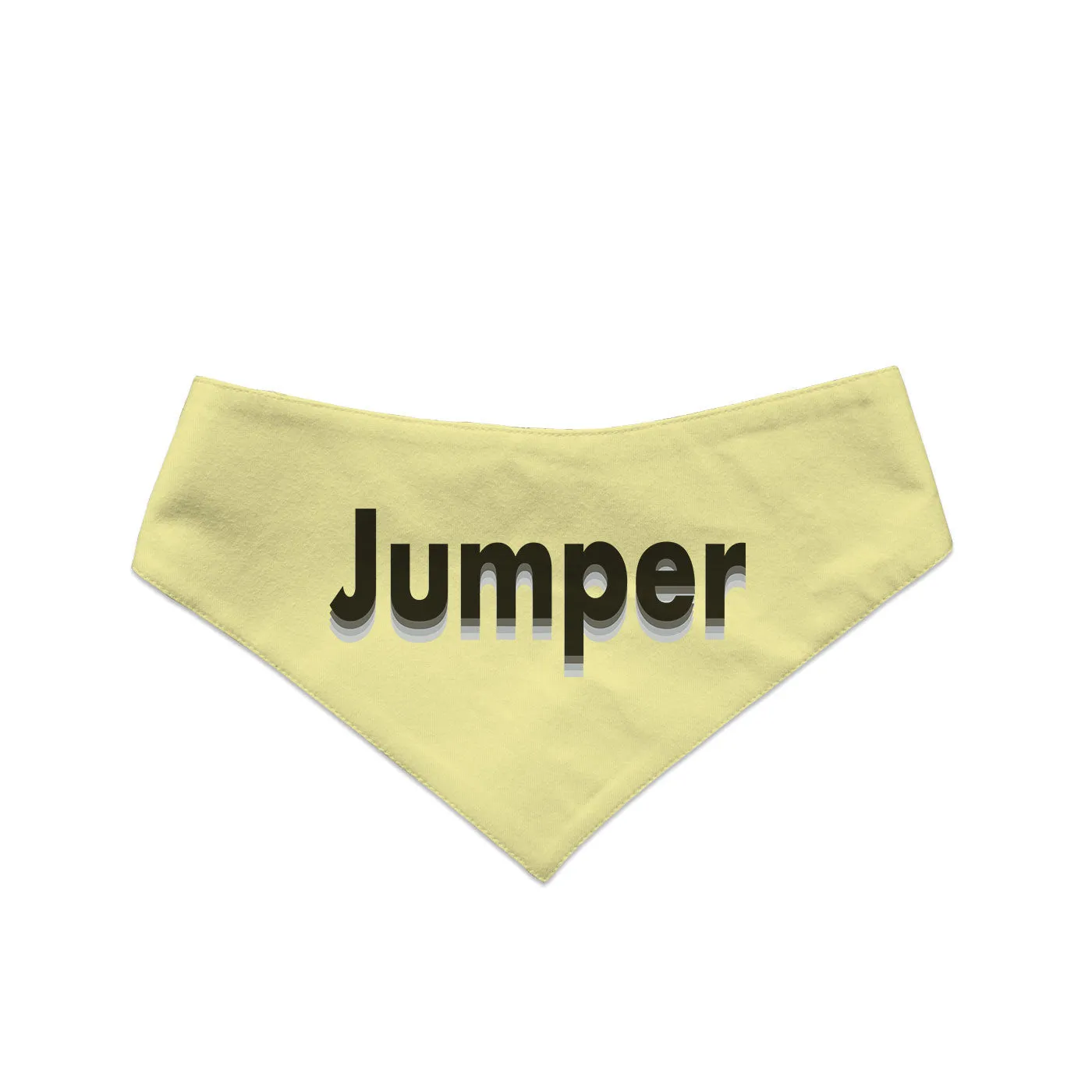 "Jumper" Printed Reversible Bandana for Dogs