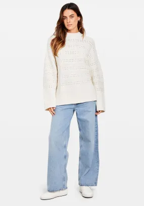RAILI CREW NECK WHISPER WHITE