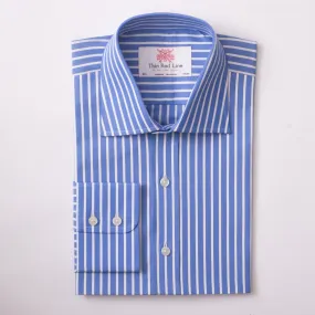 Regent Stripe Azure Regular Shirt