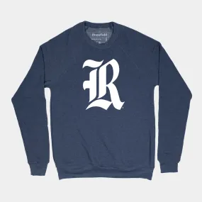 Rice Old English "R" Crewneck
