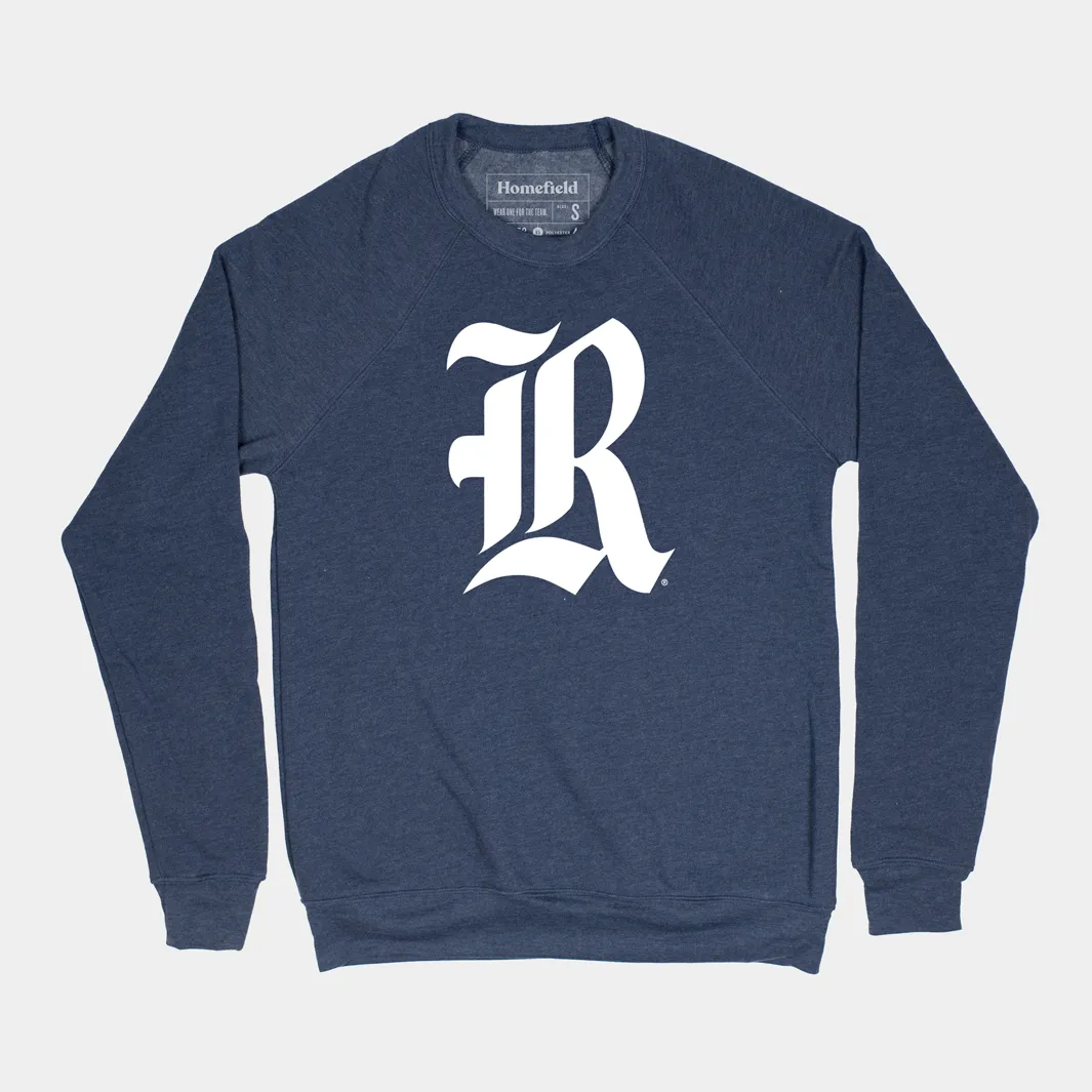 Rice Old English "R" Crewneck