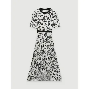 Rosyla Dress - White / Black