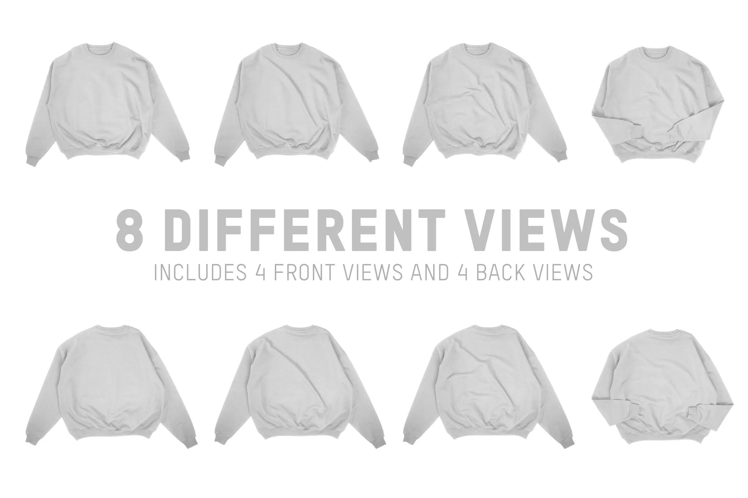 Rue Porter Ultra Heavyweight Crewneck Mockups