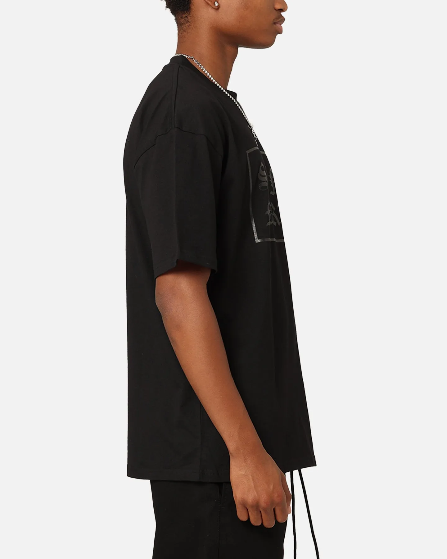 Saint Morta Gothic Box Logo T-Shirt Black